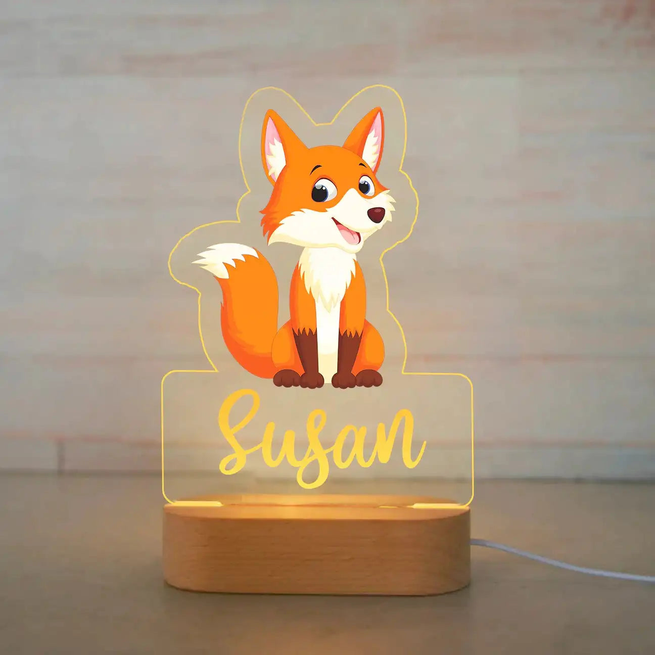 Lampada animali personalizzata