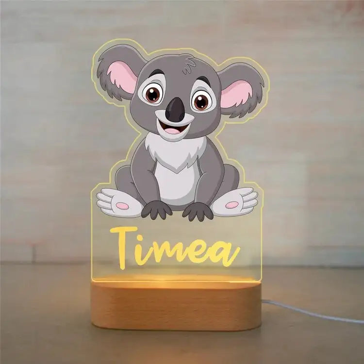 Lampada animali personalizzata