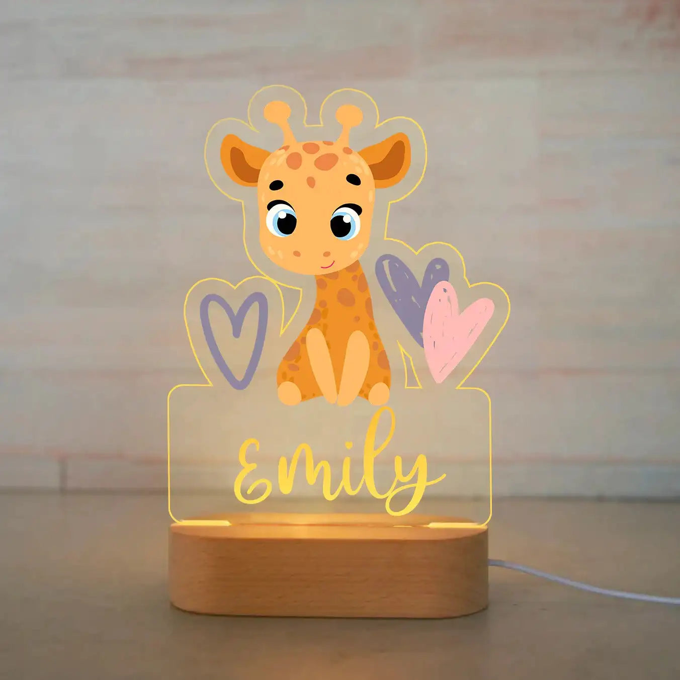 Lampada animali personalizzata