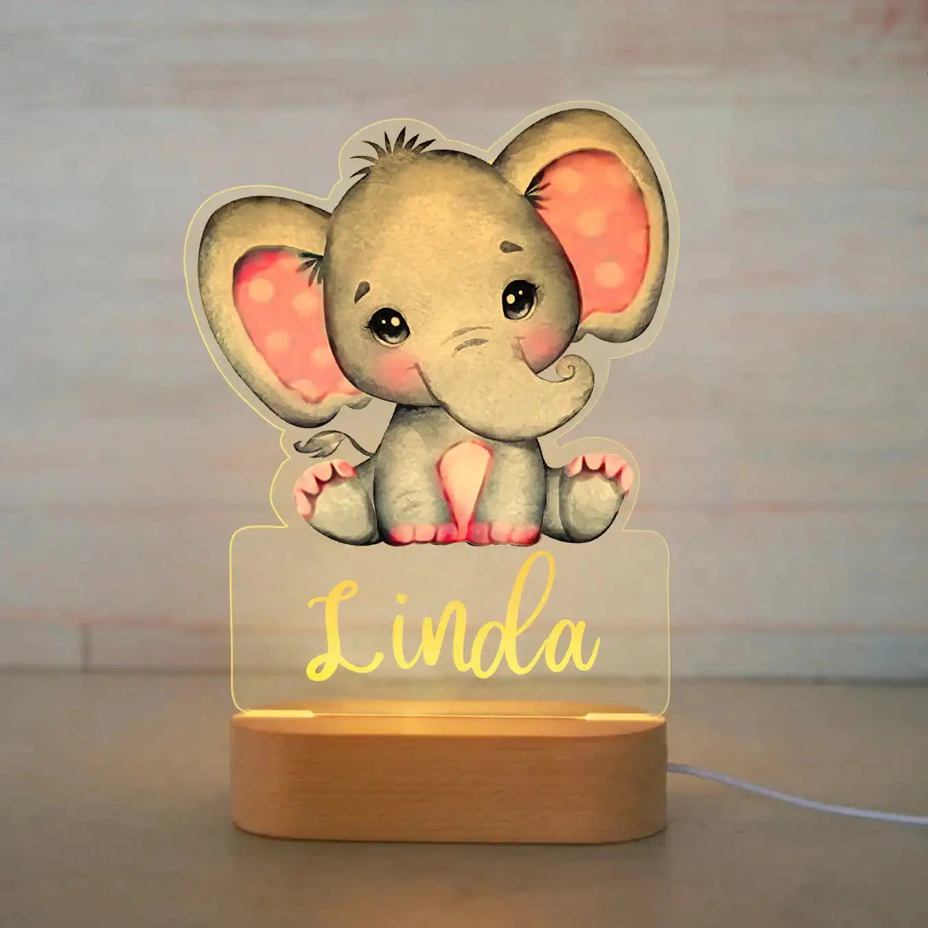 Lampada animali personalizzata