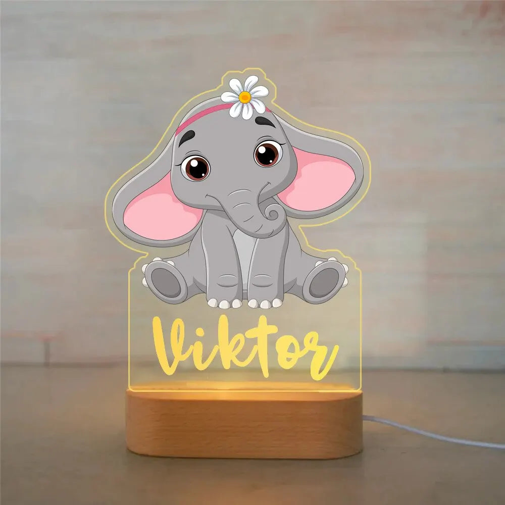 Lampada animali personalizzata