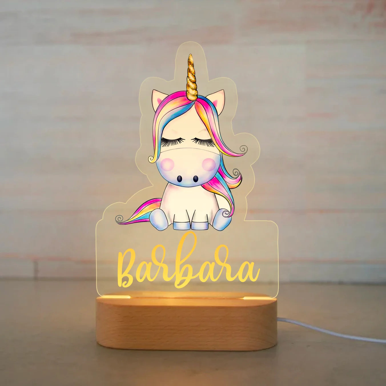 Lampada animali personalizzata