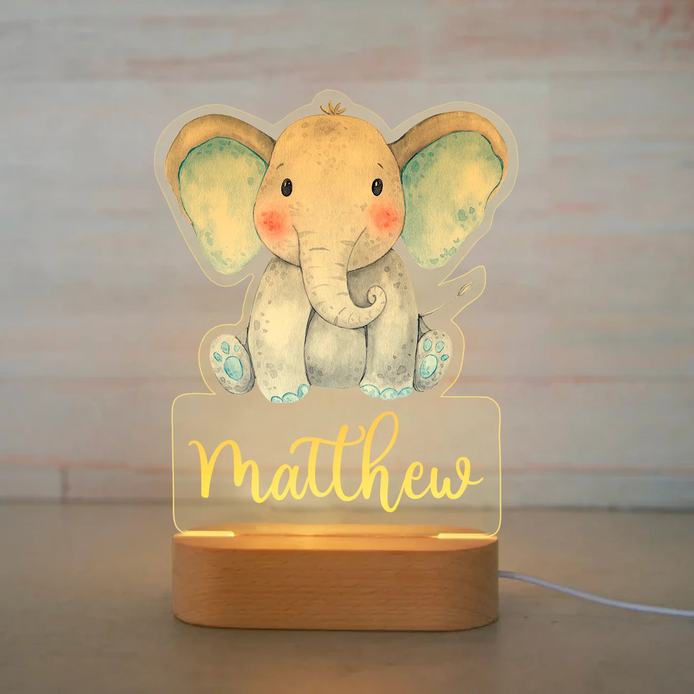 Lampada animali personalizzata
